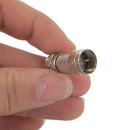 2pcs F type male plug connector socket to RF coax TV aerial female RF adapt Nt