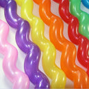 50 Twist Spiral Long Latex Balloons Wedding Birthday Party Decoration Kids Like
