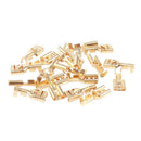 Brass 6.3 mm Connectors Female Spade Cable Terminals, 20 Piece