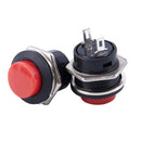 10 momentary push button switch OFF-(ON) 16mm red