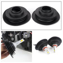2Pcs Universal Headlight Dust Cover Cap 32mm For LED HID Xenon Halogen Bulb&f