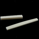2 Piece Classic Bone Guitar Bridge Saddle with 2 Nuts Guitar Power Piece Luthier