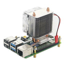 Raspberry Pi 40mm LED CPU Cooling Fan 5mm Copper Tube Cooler Tower Heatsink