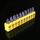 10pcs Alloy Steel Bits Electric Screwdriver Set Multi-Functional Versatil-D E8D2