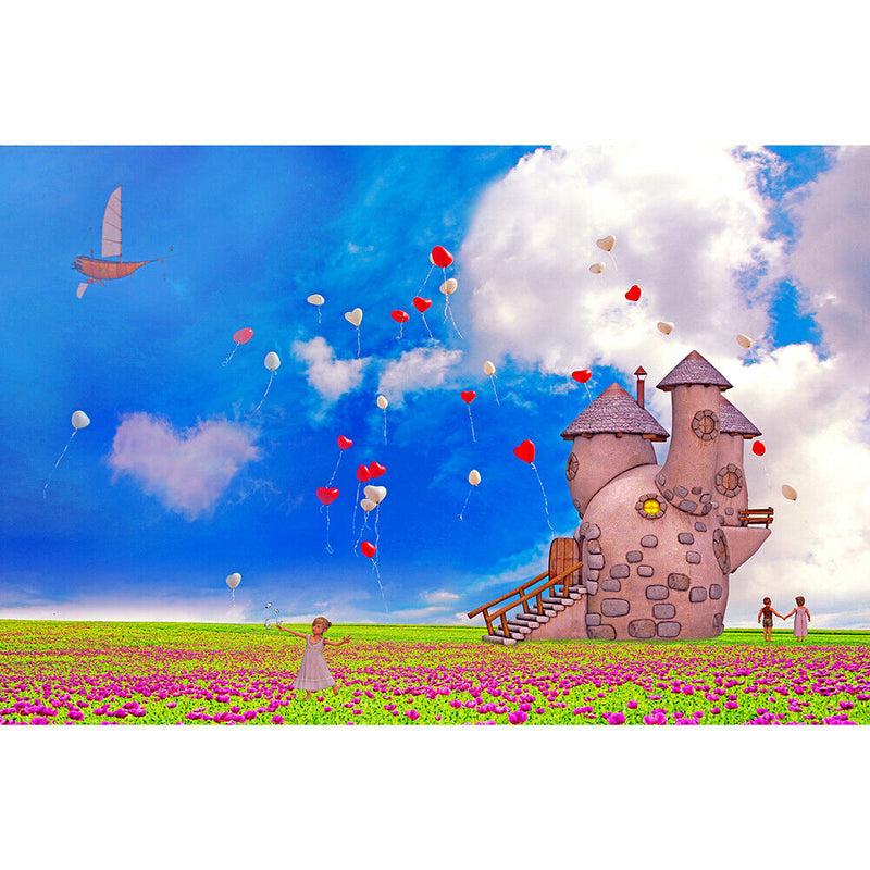 1000pcs DIY Flower Field Picture Puzzles Assembling Toys for Adults Kids