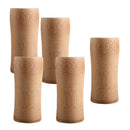 5 Pack Natural Solid Wooden Cup,Handmade Nordic Style Wood Cup,Outdoor Cup