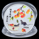 2020 Year of the Rat Commemorative Coin Mouse Money Souvenir Collectible Co_