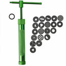 Clay Extruder Gun with 20 Tips Sugar Paste Extruder Cake Decor Tool Cake Fo