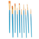 10Pcs Acrylic Watercolor artists paint brush nylon multifunction hook line penOZ
