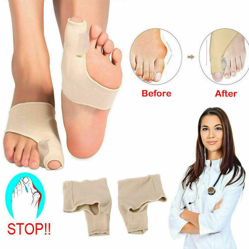2PCS Hallux Valgus Relief Foot Pain Big Toe Bunion Splint Straightener Corrector