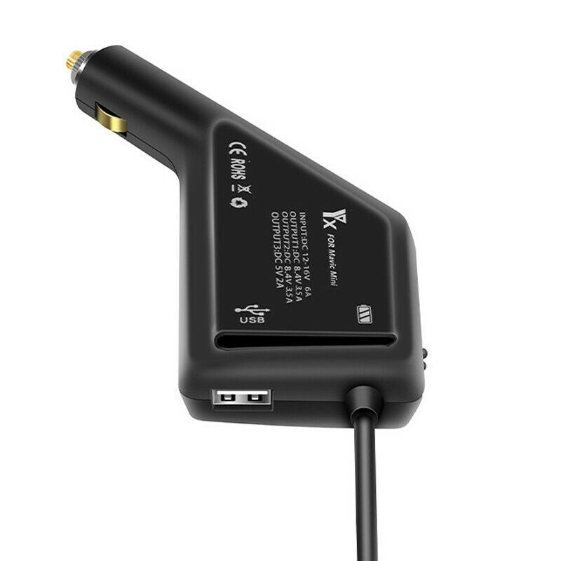 Fast Charging 3in1 Car Remote Control Battery Charger for DJI Mavic Mini Drone