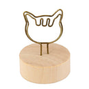 Cat Shape Clip Place Card Photo Name Note Memo Recipe Holder Table Display