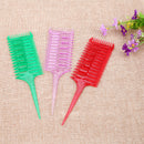 Salon Professional Fish Bone Shape Hair Comb Hair Dyeing Sectioning Comb