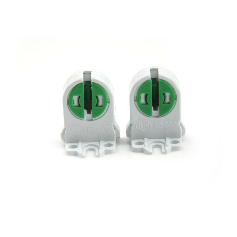 2pcs T5 Base Fluorescent & LED Tube Lamp Holder Socket Snap-In M&O
