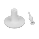 Rubber Winter Range Driving Mat GOLF TEE & HOLDER Swing Training Aid White