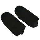 12 Pairs Trainer Liner Ankle Socks Mens Cotton Rich Sport Black