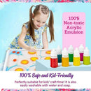 New Marbling Painting Kit DIY Painting on Water Creative Art Set of 6 Colors