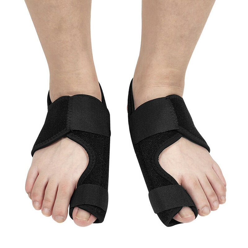 1Pair Bunion Corrector Splint Toe Straightener Brace Hallux Valgus Pain RelSEAU