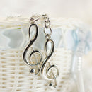 Creative Music Symbol Metal Keychain Ring Keyring Key Fob Funny Xmas Gifts Z