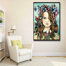 5D DIY Full Drill Diamond Painting Butterfly Girl Cross Stitch Embroidery