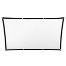60'' Indoor Portable Projector Screen Soft Home Cinema Movie Screen 16:9