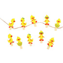 10Pcs/lot duck DIY Clothes Paper Peg Stationery Wooden Photo Clip Craft Clips