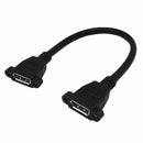 1 ft DP DisplayPort Female to Female Coupler Adapter Extension Cable with S