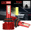 2 Pieces Auto Car Truck LED Headlight Bulbs Replacement 9006 6500K 20W/Bulb