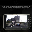 4 Lcd Ips Dual Lens Car Dash Cam Fhd 1080P Dashboard Camera 170 Driving Dvr