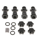 Wheel 17mm Hex Hub 30mm Extension Adapter Combiner for 1/8 HSP RC Car Black