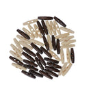 50Pcs Large Toggle Buttons Wooden Toggle Buttons DIY Handcraft Findings 50mm