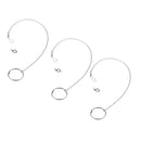 3x Parrot Stainless Steel Eight Rings Anklet Animal Bird Cockatiel