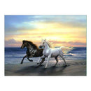 2 Set DIY 5D Moose and Horses Diamond Painting Embroidery Cross Stitch Kits