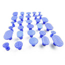 30pcs Car Paintless Dent Remover Sucker Different Sizes Puller Glue Tabs Tool