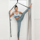 Yoga Ballet Adjustable Training Stretch Band Gym Fitness Equipment (Grey) A