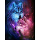 5D DIY round Diamond Painting "Love Wolf" Embroidery Cross Stitch Painting