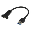 USB A 3.0 to USB C Front Panel Header Cable, USB A 3.0 Male to USB Type C F M1C2