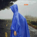 Raincoat, Floor mat, Rain cover 3 in 1 Multifunctional Portable Raincoat wi A5H8