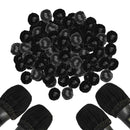 200x Black Disposable Non-woven Fabrics Microphone Cover KTV Mic Covers Cap