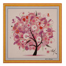 DIY Colorful Four Season Tree Counted Cross Stitch Kit Embroidery Autumn