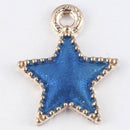 8PC Cute Moon/Star/Planet Enamel Pendant For DIY Earrings/Bracelet Craft Fashion