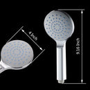 Handheld ABS Shower Bath Heads Booster Water Saving Bathing Sprayer Head