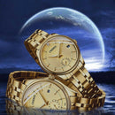 Chenxi Hot Fashion Creative Watches Women Men Quartz Watch Golden Lovers' W