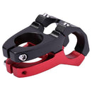 31.8x28.6x45mm Bike Stem Hollow Riser Outdoor Riding Accessory (Black Red)
