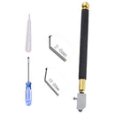 5pcs Portable Oil Feed Pencil Style Professional 2-20mm Glass Cutter Tool Set
