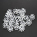 25 Pieces x Sewing accessories Plastic Bobbin Spools Thread Rope + Box pack P4Q8