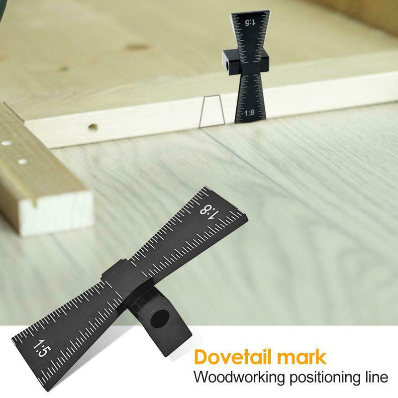 Aluminum Alloy Hand Cut Wood Joints Gauge Dovetail Marking Gauge Template