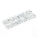 12pcs 14x14x6mm Small Anodized Heatsink Cooler w/Thermal Adhesive Tape -Q
