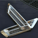 2Pcs ABS Car Exterior Hood Air Flow Side Vent Intake Decoration Stickers