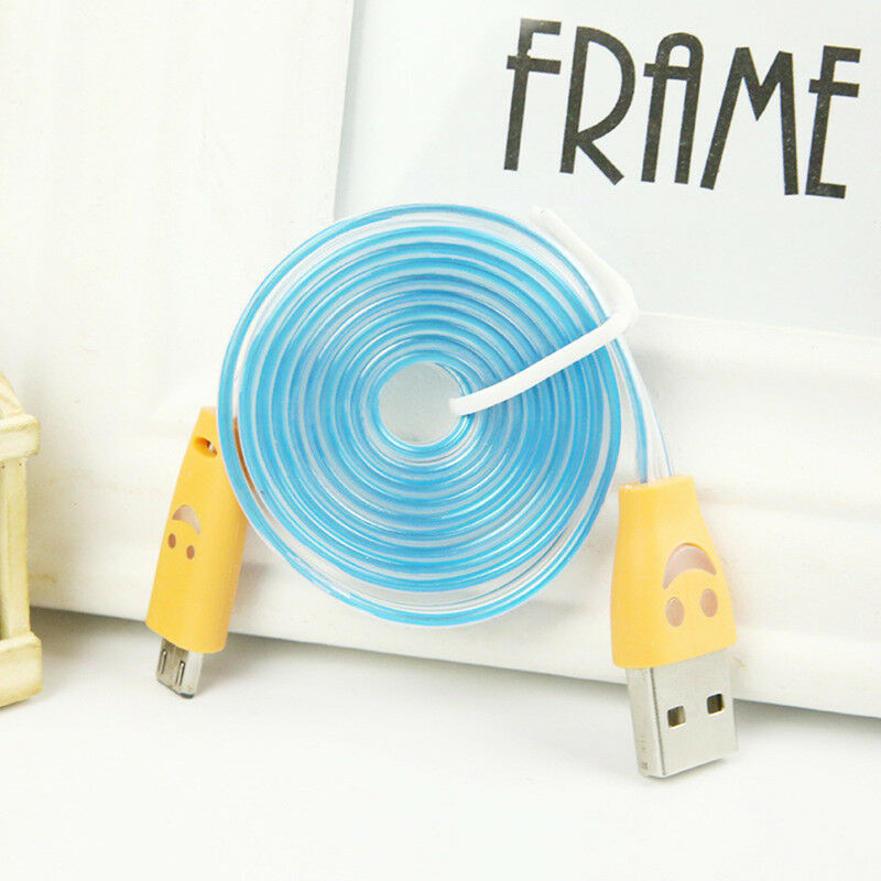 Luminous Micro USB Fast Data Sync Charger Charging Cable Cord For Android  -AU